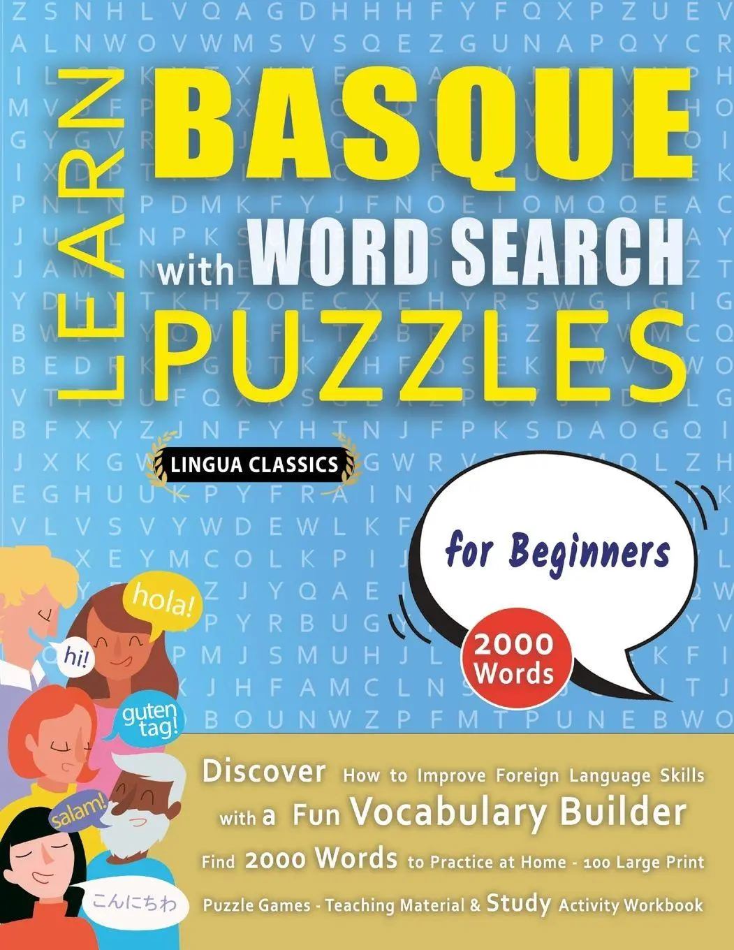 Cover: 9798349039805 | LEARN BASQUE WITH WORD SEARCH PUZZLES FOR BEGINNERS - Discover How...