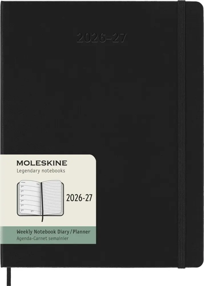 Cover: 8056999279905 | Moleskine 18 Monate Wochen Notizkalender 2026/2027, XL, 1 Wo = 1...