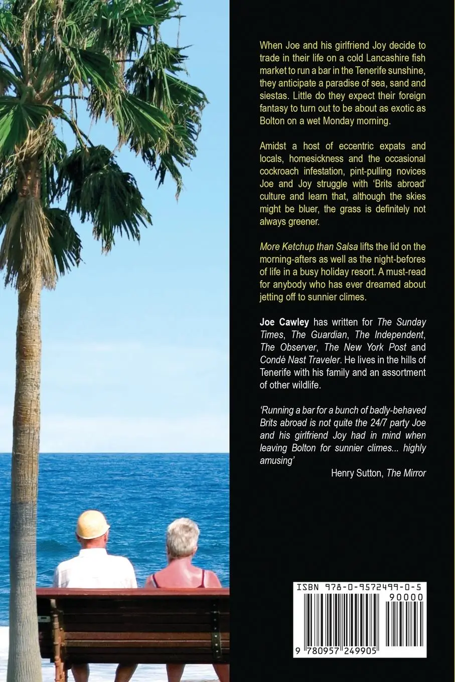 Rückseite: 9780957249905 | More Ketchup than Salsa | Confessions of a Tenerife Barman | Cawley