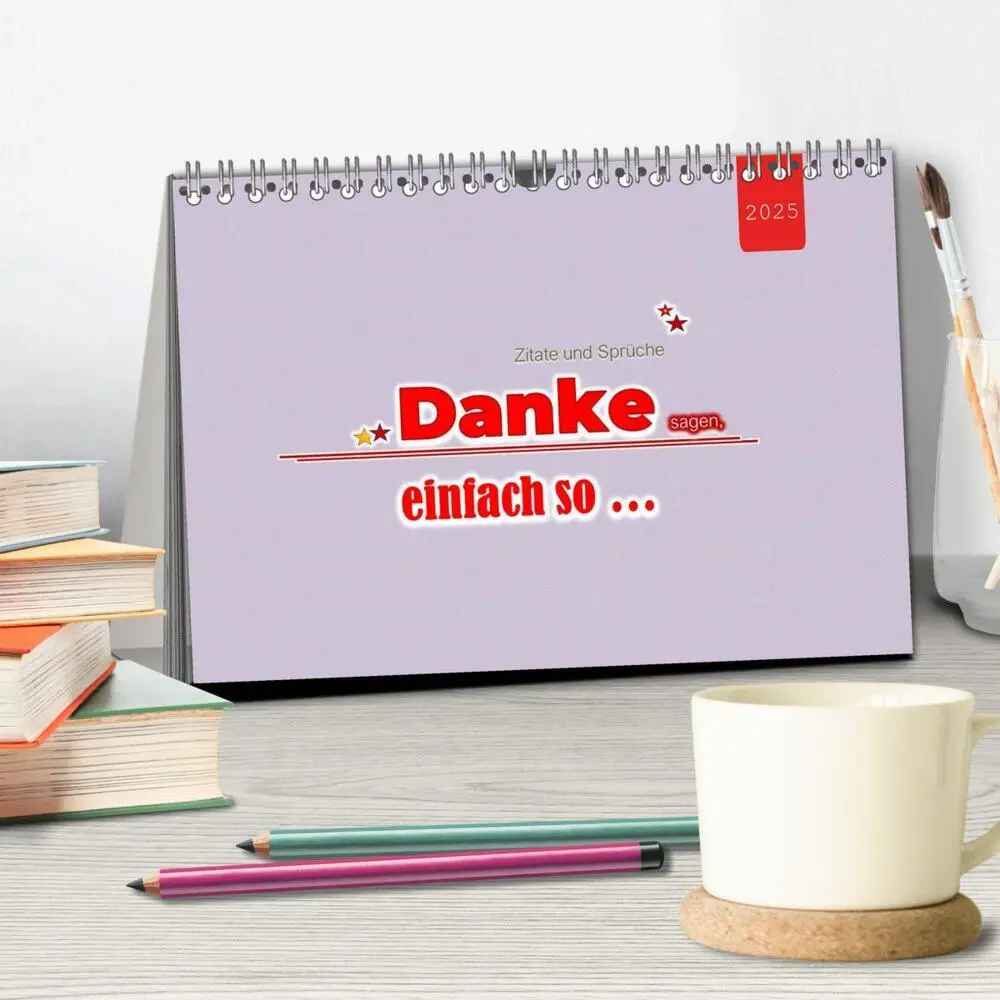 Bild: 9783435119905 | Zitate und Sprüche DANKE sagen, einfach so ... (Tischkalender 2025...