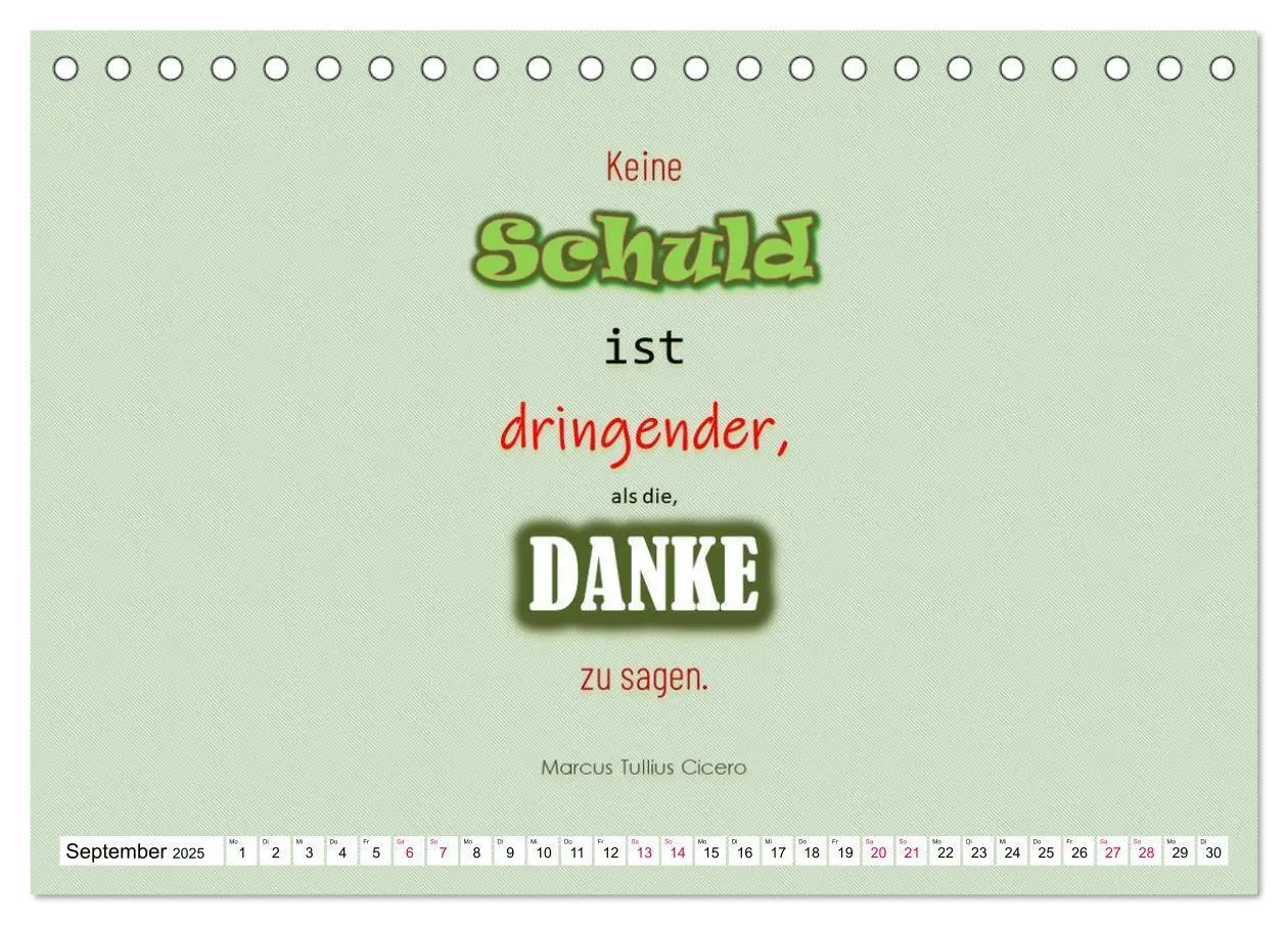 Bild: 9783435119905 | Zitate und Sprüche DANKE sagen, einfach so ... (Tischkalender 2025...