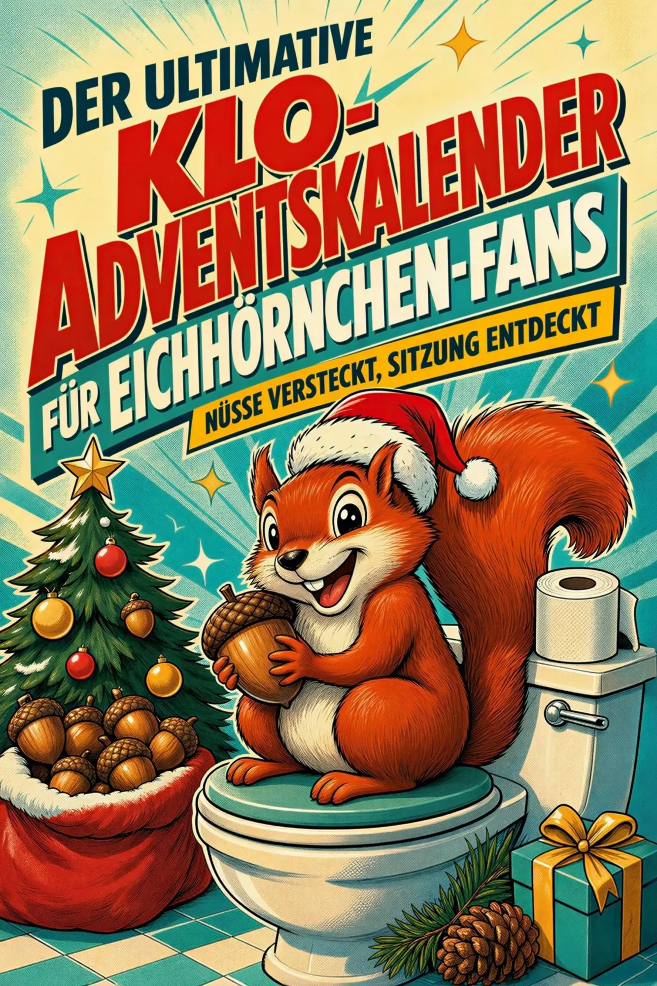 Cover: 9783696109905 | Der ultimative Klo-Adventskalender für Eichhörnchen-Fans | Kaiser