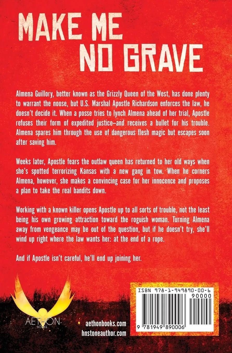 Rückseite: 9781949890006 | Make Me No Grave | A Weird West Novel | Hayley Stone | Taschenbuch