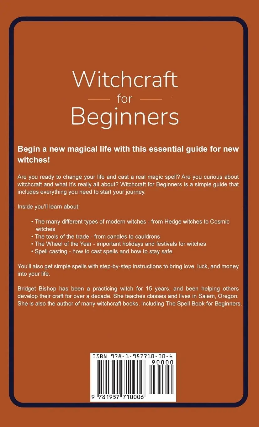 Rückseite: 9781957710006 | Witchcraft for Beginners | Bridget Bishop | Buch | Englisch | 2021