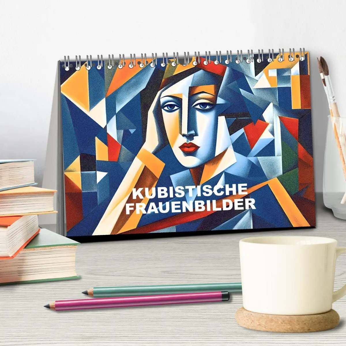Bild: 9783457320006 | Kubistische Frauen Bilder (Tischkalender 2026 DIN A5 quer),...