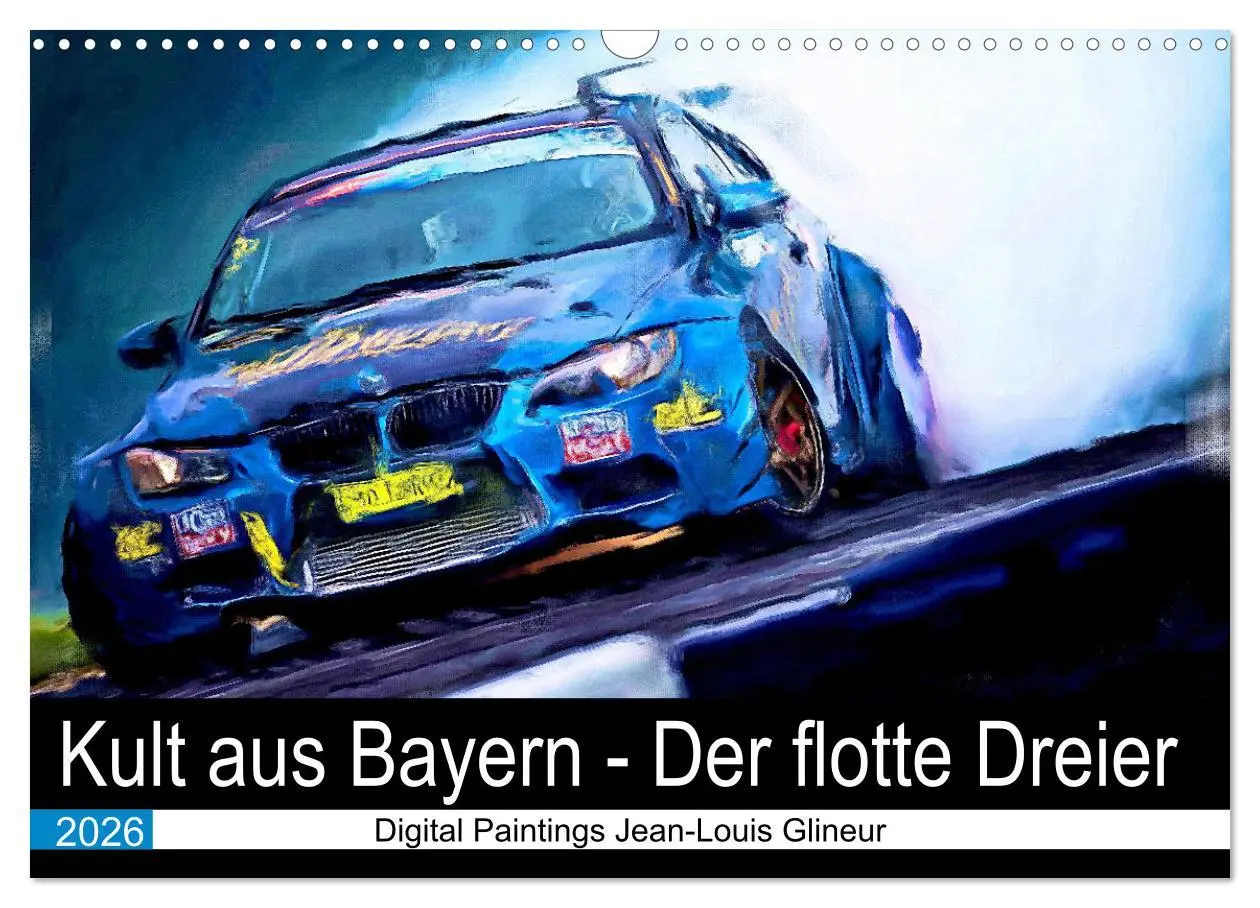 Cover: 9783457630006 | Kult aus Bayern - Der flotte Dreier (Wandkalender 2026 DIN A3...