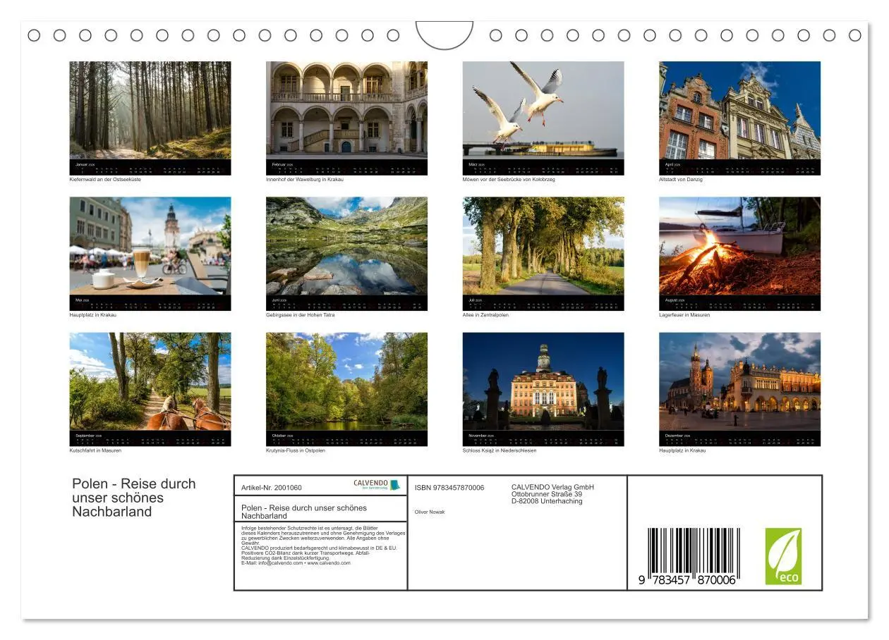 Bild: 9783457870006 | Polen - Reise durch unser schönes Nachbarland (Wandkalender 2026...