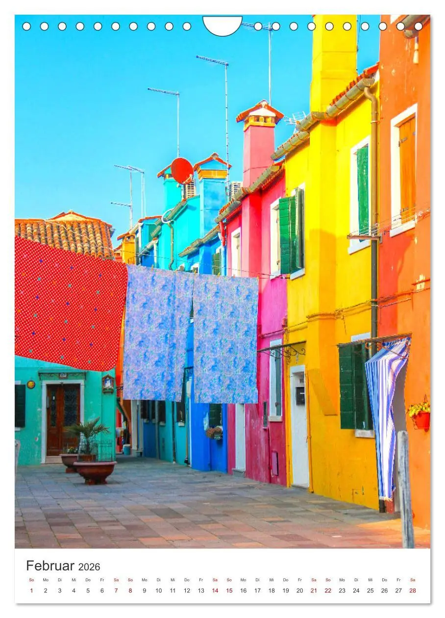 Bild: 9783516340006 | Farbenfrohes Italien (Wandkalender 2026 DIN A4 hoch), CALVENDO...