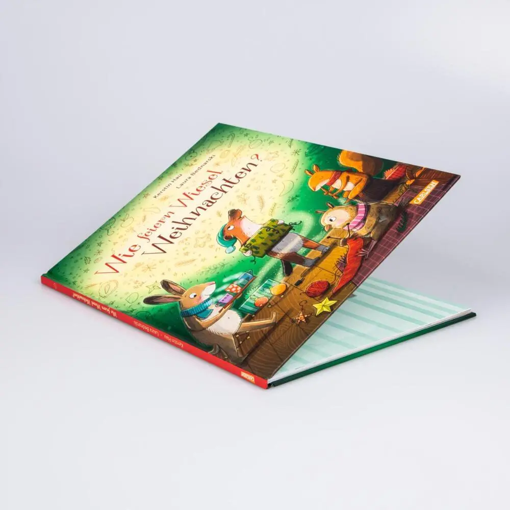 Rückseite: 9783551510006 | Wie feiern Wiesel Weihnachten? | Kerstin Hau | Buch | 32 S. | Deutsch