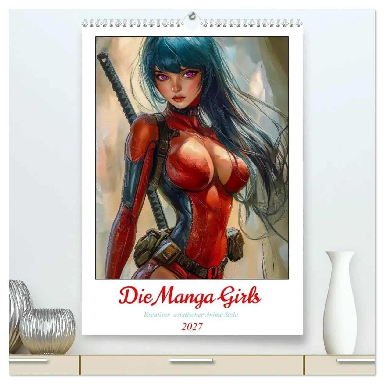 Cover: 9783569050006 | Die Manga Girls (hochwertiger Premium Wandkalender 2027 DIN A2...