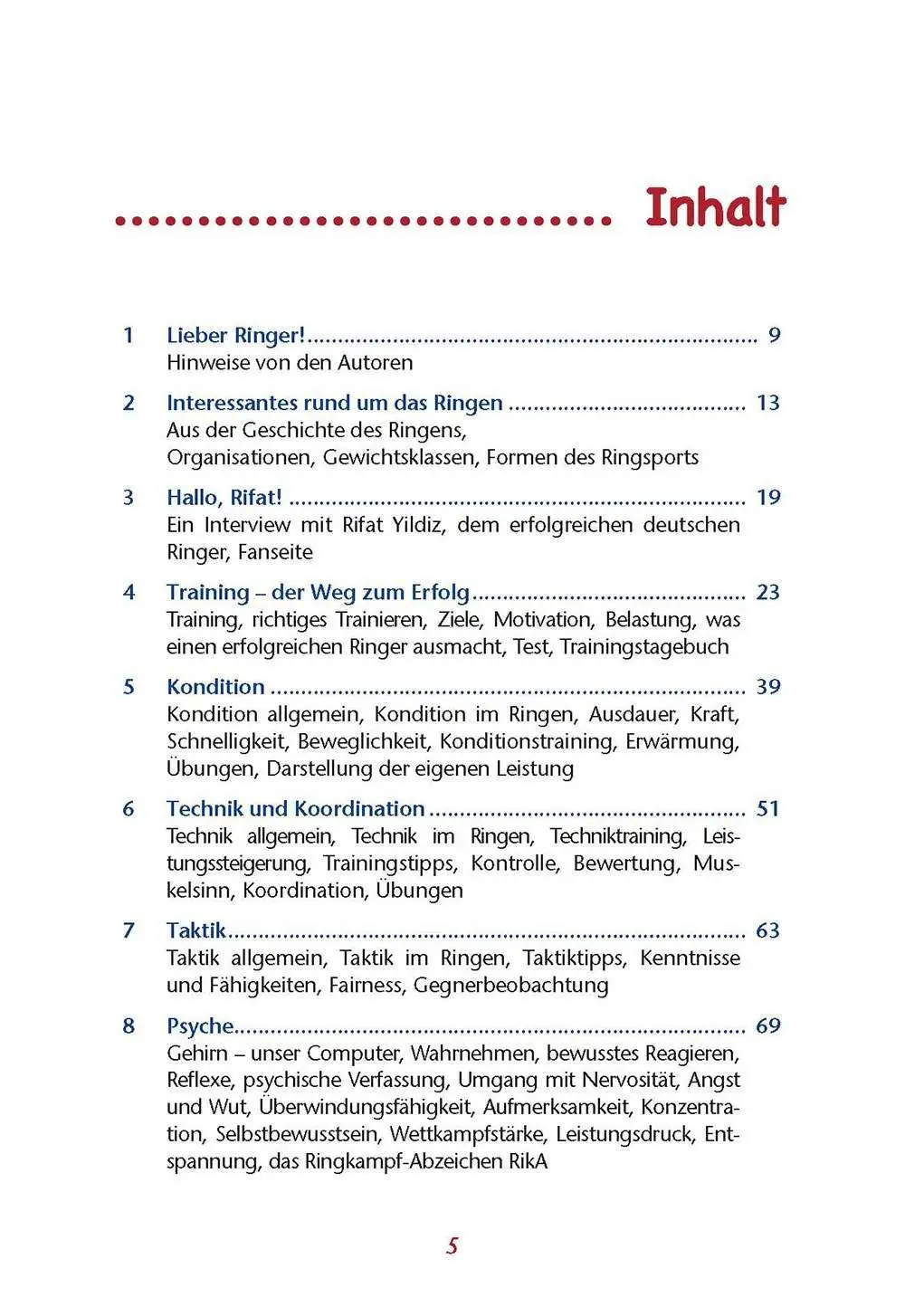 Bild: 9783840380006 | Ich trainiere Ringen | Katrin Barth (u. a.) | Taschenbuch | 152 S.