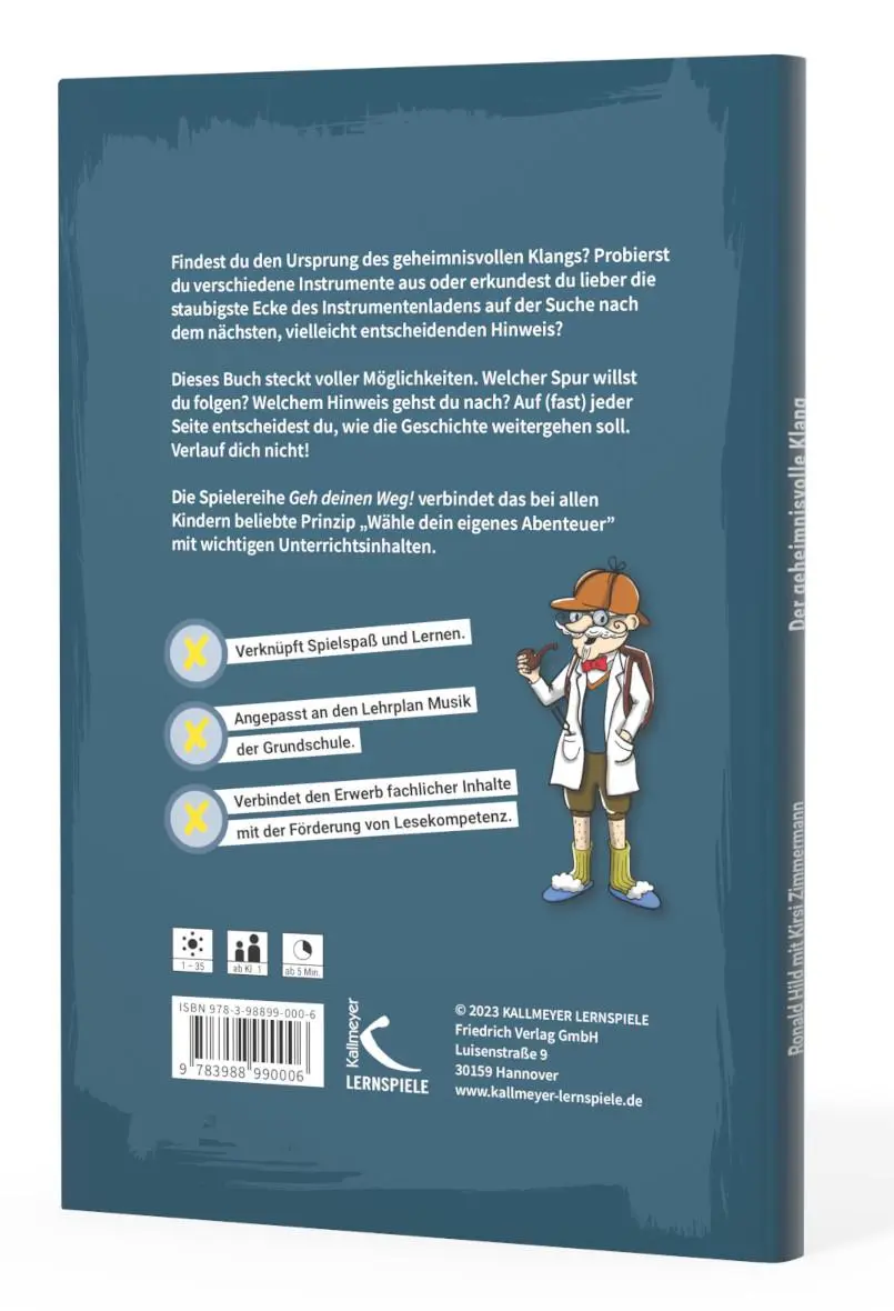 Rückseite: 9783988990006 | Der geheimnisvolle Klang | Ronald Hild | Taschenbuch | Geh deinen Weg!