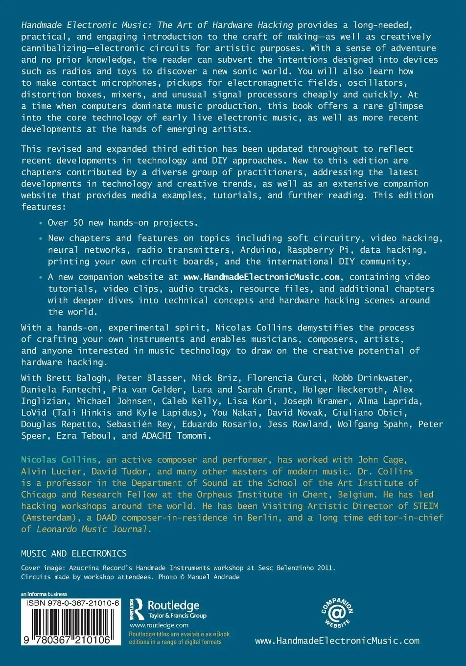 Rückseite: 9780367210106 | Handmade Electronic Music | The Art of Hardware Hacking | Collins