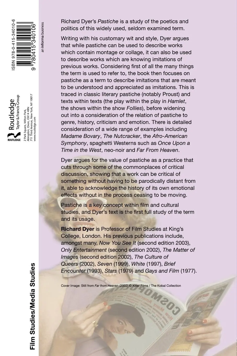 Rückseite: 9780415340106 | Pastiche | Richard Dyer | Taschenbuch | Paperback | Englisch | 2006