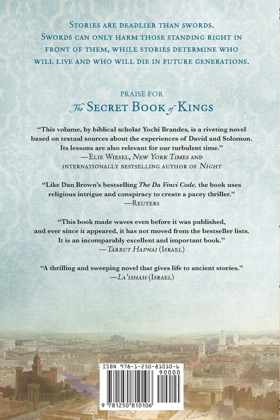 Rückseite: 9781250810106 | Secret Book of Kings | Yochi Brandes | Taschenbuch | Englisch | 2016