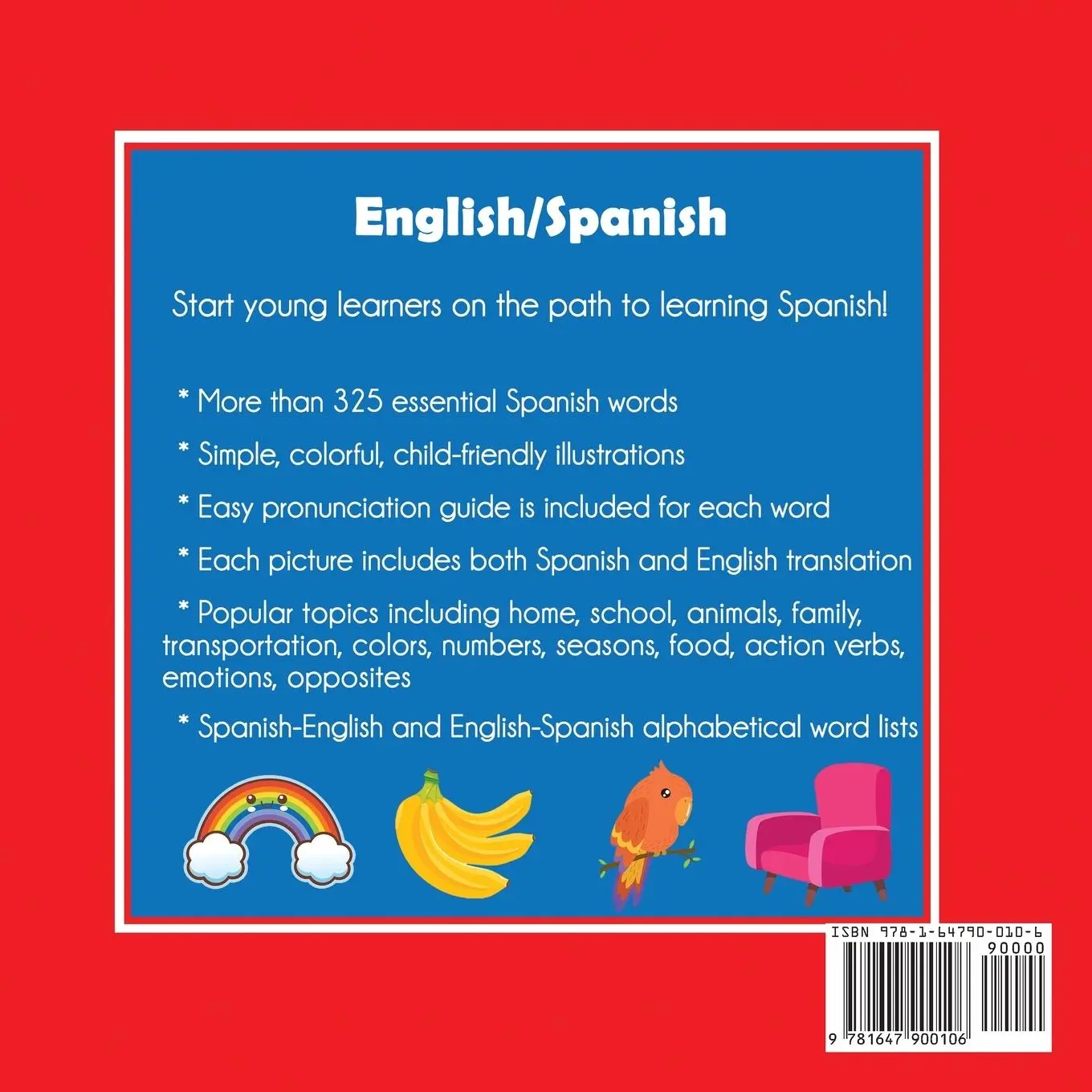 Rückseite: 9781647900106 | English Spanish Picture Dictionary | Dylanna Press | Taschenbuch