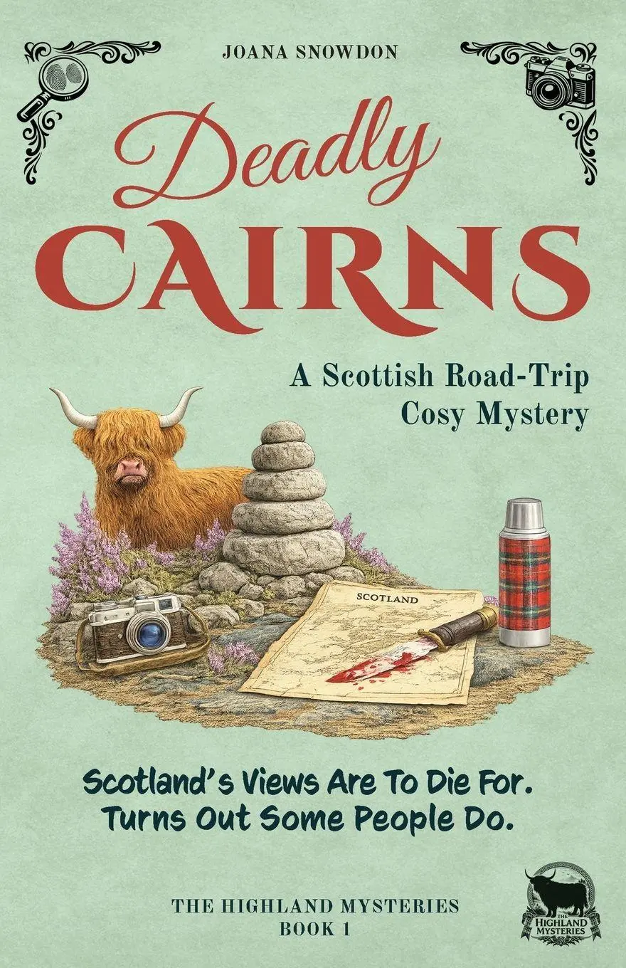 Cover: 9781918260106 | Deadly Cairns | A Scottish Road-Trip Cosy Mystery | Joana Snowdon