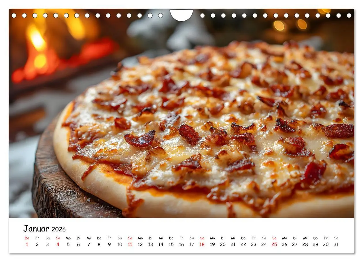 Bild: 9783457310106 | Pizza geht immer - Zu jeder Jahreszeit (Wandkalender 2026 DIN A4...
