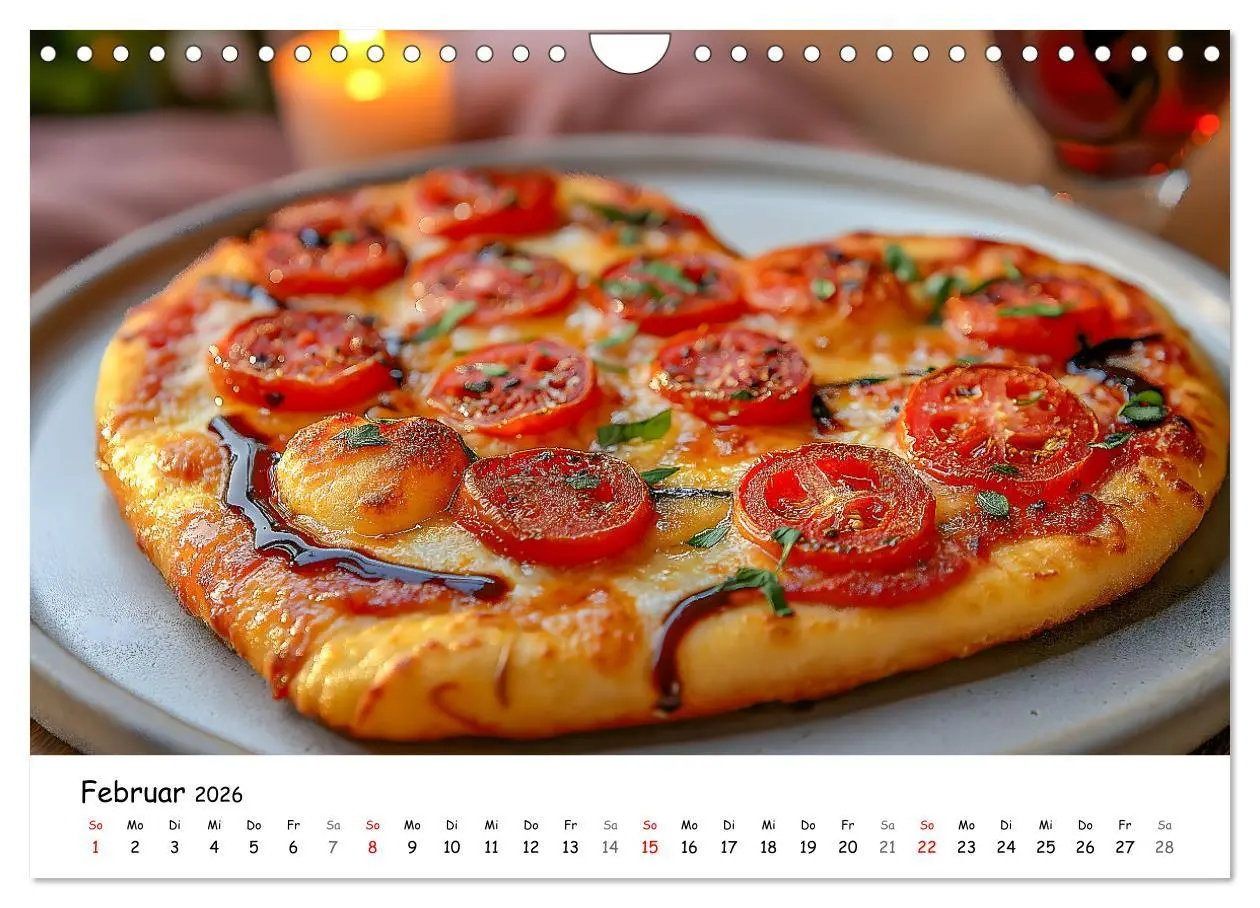 Bild: 9783457310106 | Pizza geht immer - Zu jeder Jahreszeit (Wandkalender 2026 DIN A4...
