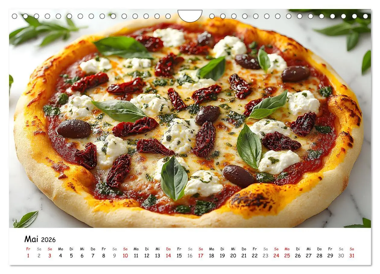 Bild: 9783457310106 | Pizza geht immer - Zu jeder Jahreszeit (Wandkalender 2026 DIN A4...
