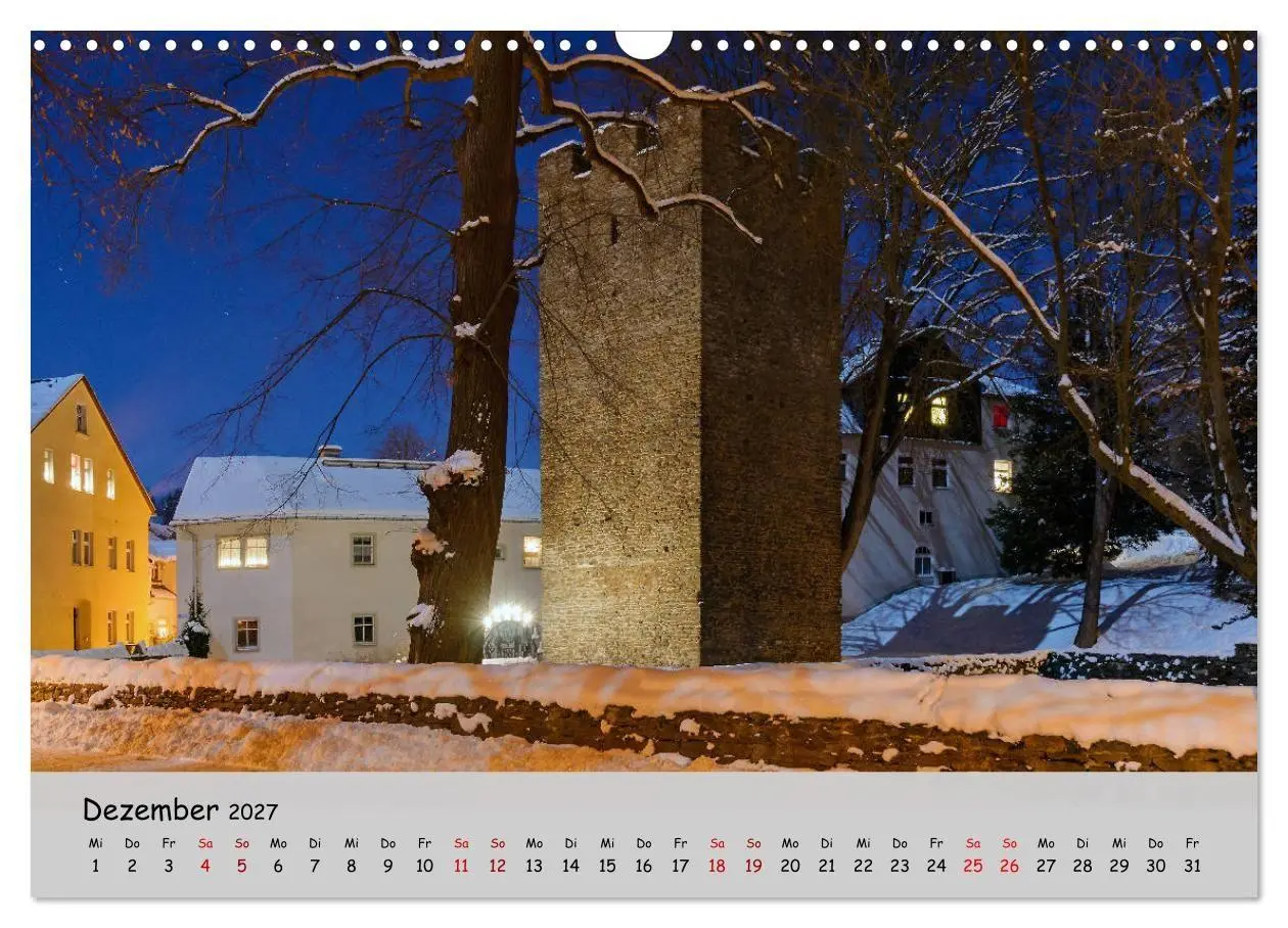 Bild: 9783569800106 | Historisches Erzgebirge (Wandkalender 2027 DIN A3 quer), CALVENDO...