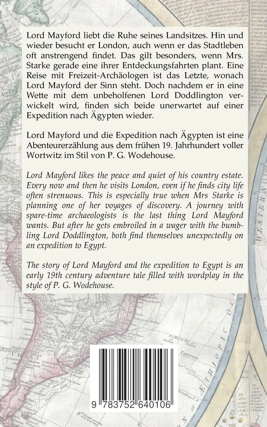 Rückseite: 9783752640106 | Lord Mayford und die Expedition nach Ägypten | Alexander Nerá | Buch