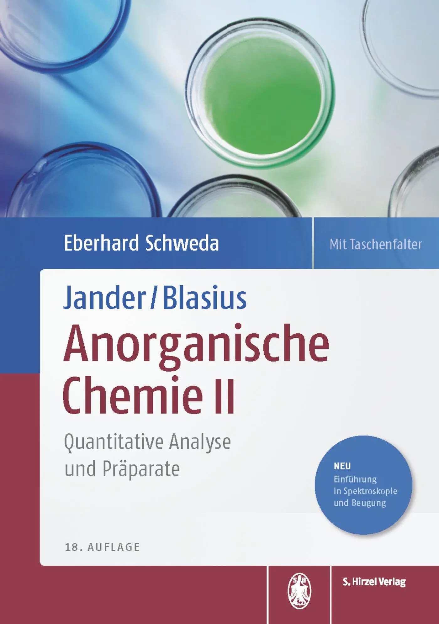 Cover: 9783777630106 | Jander/Blasius Anorganische Chemie II | Eberhard Schweda | Buch | XIV