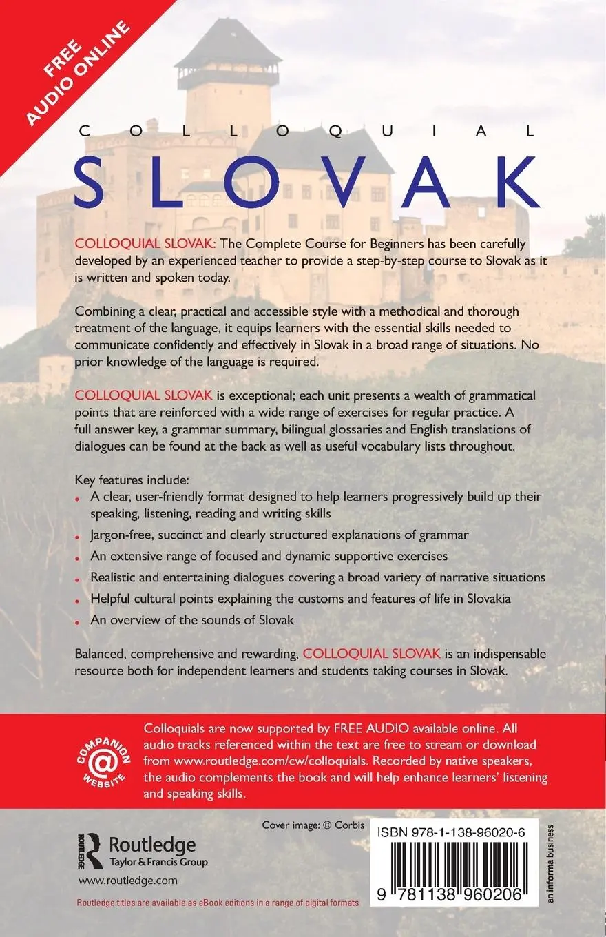 Rückseite: 9781138960206 | Colloquial Slovak | The Complete Course for Beginners | James Naughton