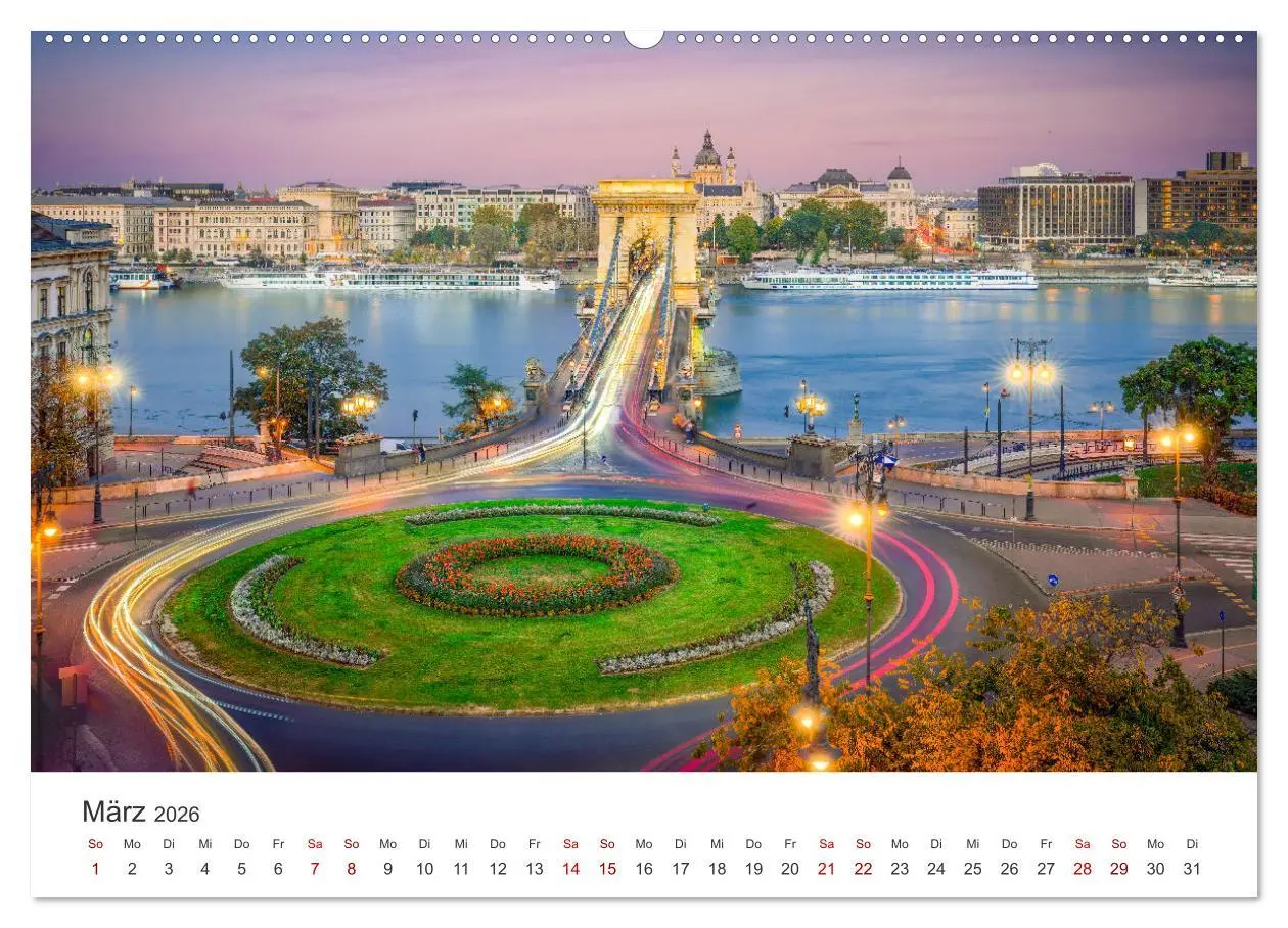 Bild: 9783457540206 | Budapest - Eine Reise in die Hauptstadt von Ungarn. (Wandkalender...