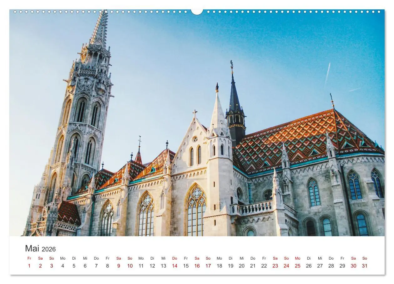 Bild: 9783457540206 | Budapest - Eine Reise in die Hauptstadt von Ungarn. (Wandkalender...