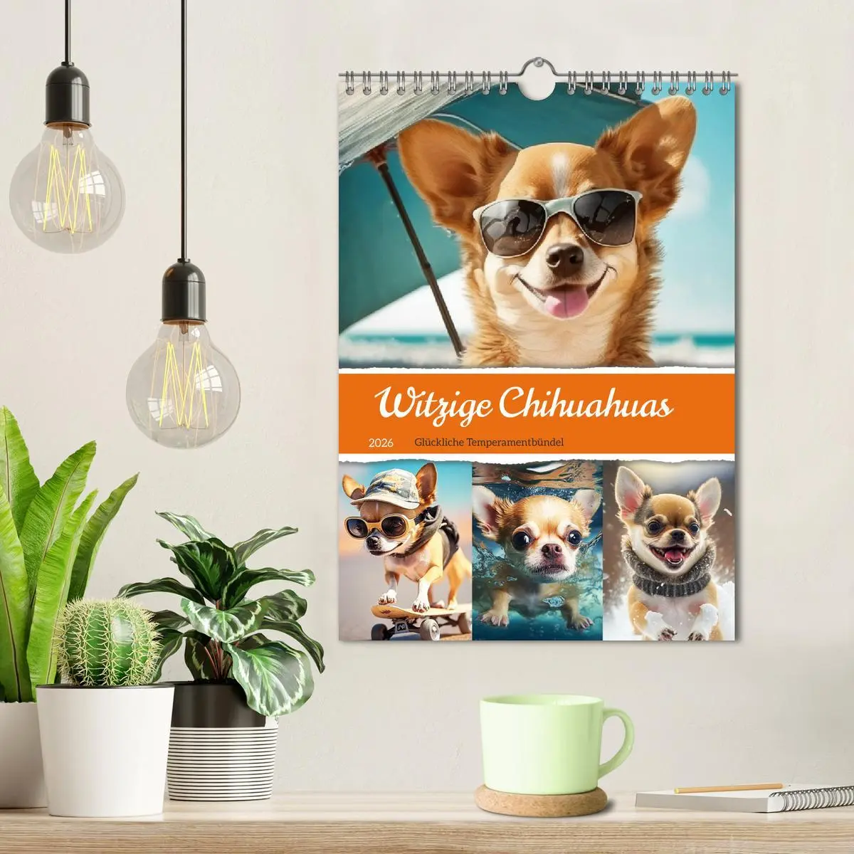 Bild: 9783516320206 | Witzige Chihuahuas. Glückliche Temperamentbündel (Wandkalender 2026...