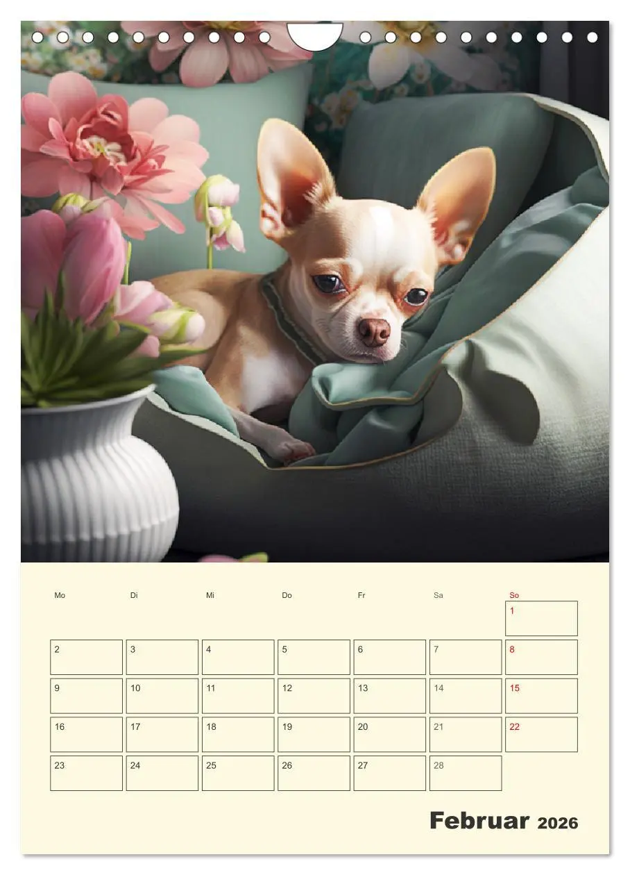 Bild: 9783516320206 | Witzige Chihuahuas. Glückliche Temperamentbündel (Wandkalender 2026...
