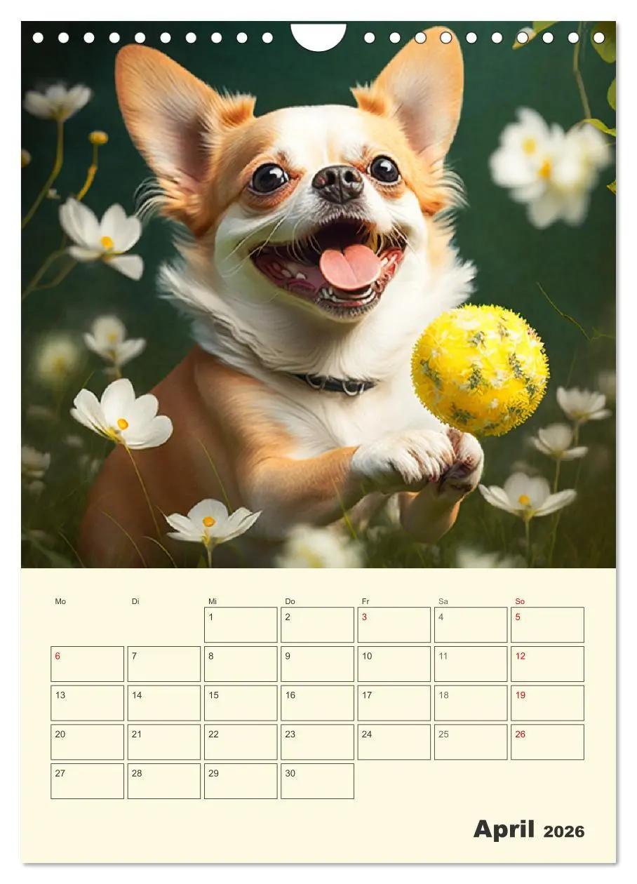 Bild: 9783516320206 | Witzige Chihuahuas. Glückliche Temperamentbündel (Wandkalender 2026...