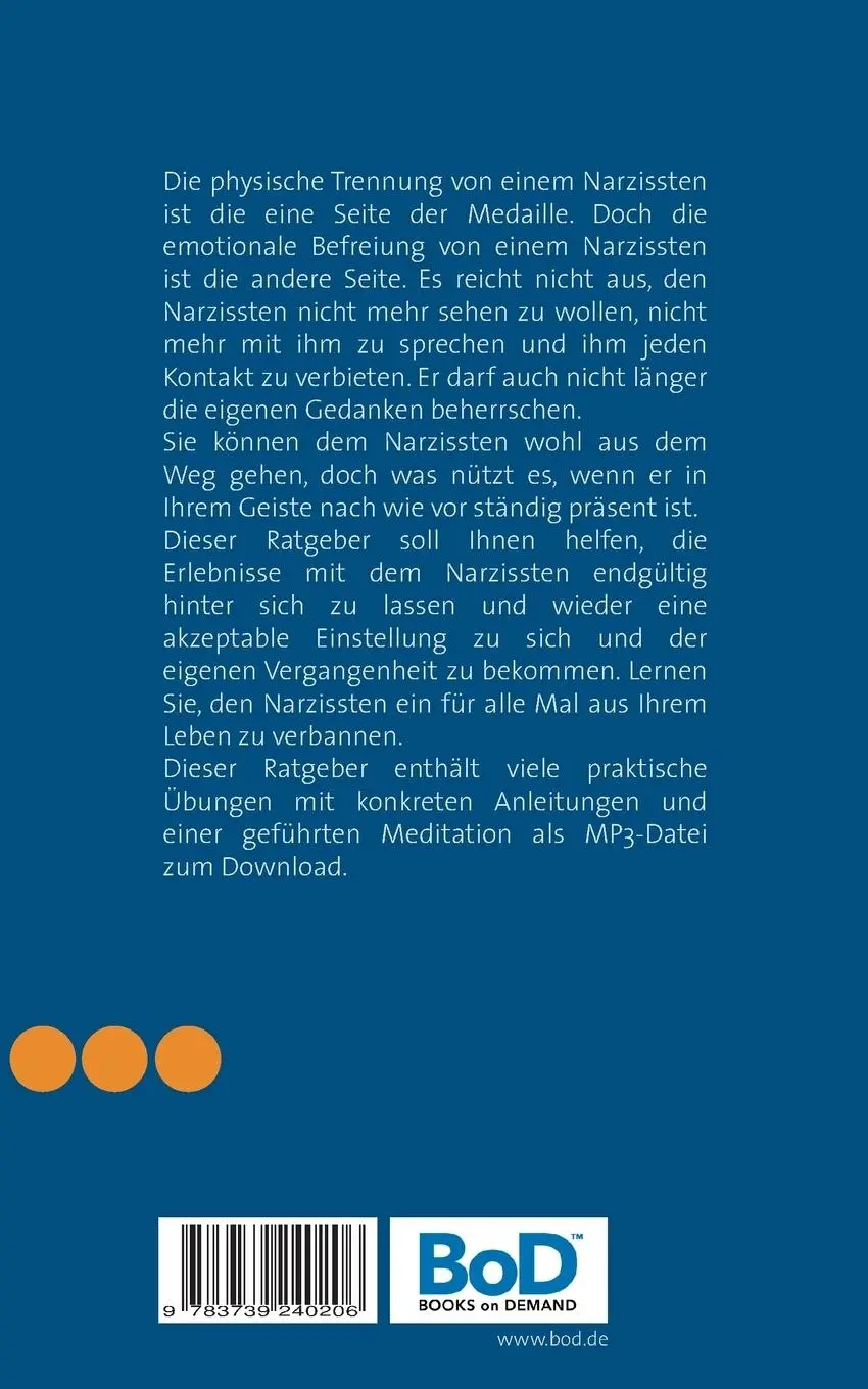 Rückseite: 9783739240206 | Wie befreie ich mich von einem Narzissten? | Sven Grüttefien | Buch