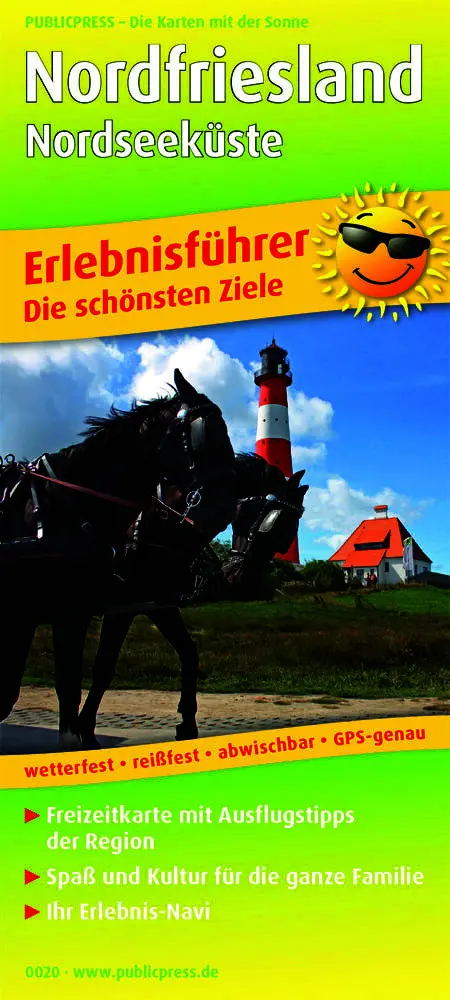 Cover: 9783747300206 | Nordfriesland - Nordseeküste 1:150 000 | (Land-)Karte | Erlebnisführer