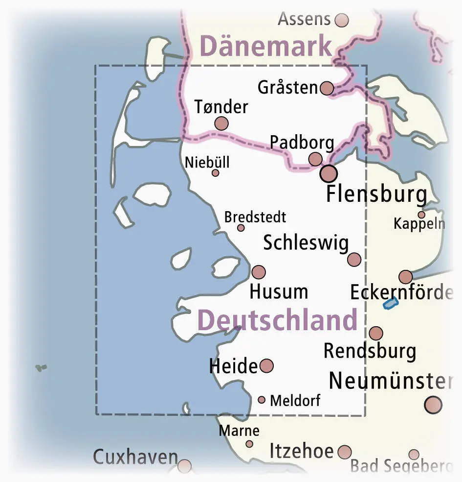 Bild: 9783747300206 | Nordfriesland - Nordseeküste 1:150 000 | (Land-)Karte | Erlebnisführer