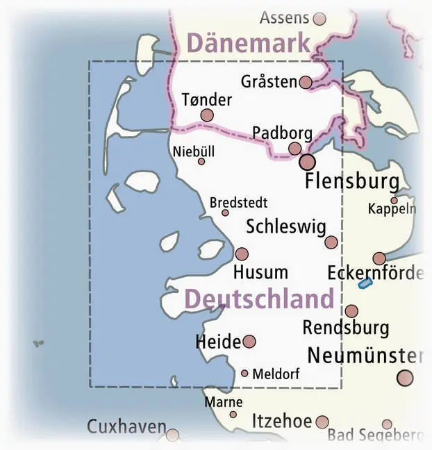 Bild: 9783747300206 | Nordfriesland - Nordseeküste 1:150 000 | (Land-)Karte | Erlebnisführer