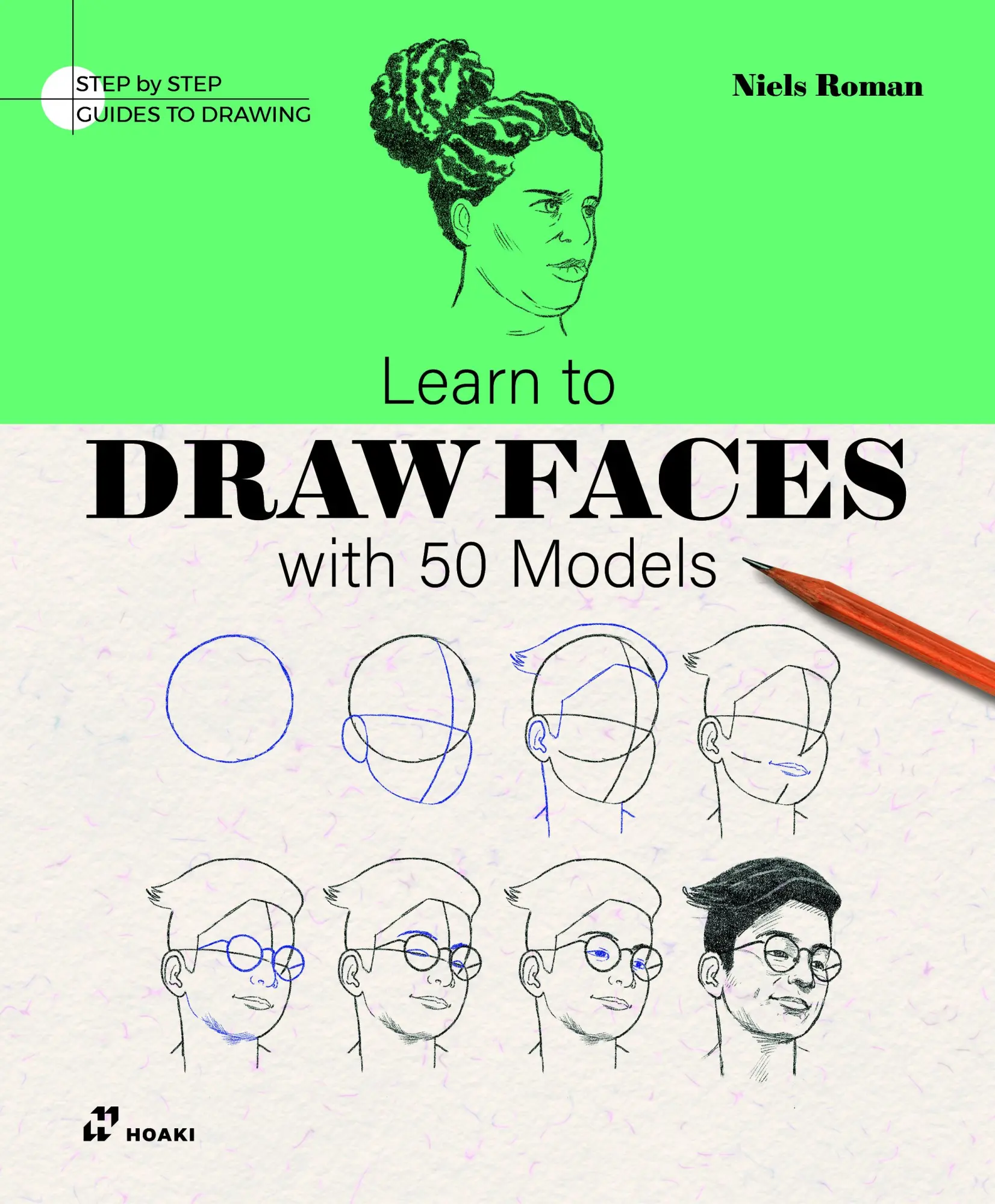 Cover: 9788410650206 | Learn to Draw Faces with 50 Models | Niels Roman | Buch | 64 S. | 2025