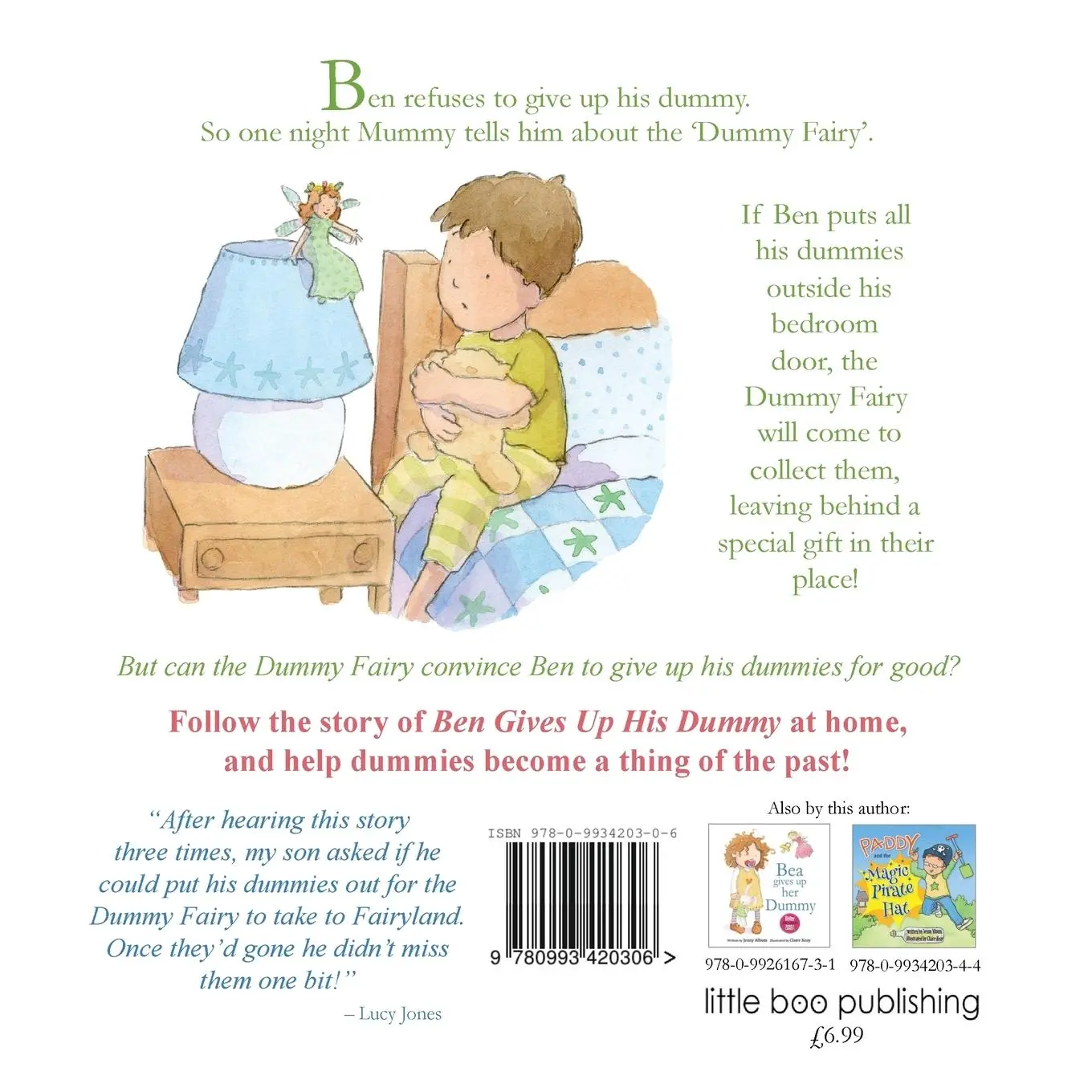 Rückseite: 9780993420306 | Ben Gives Up His Dummy | Jenny Album | Taschenbuch | Englisch | 2016