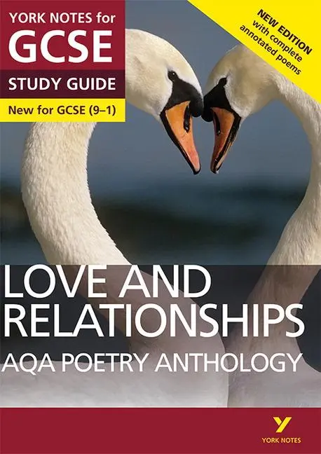 Cover: 9781292230306 | AQA Poetry Anthology Love and Relationships York Notes GCSE Study...