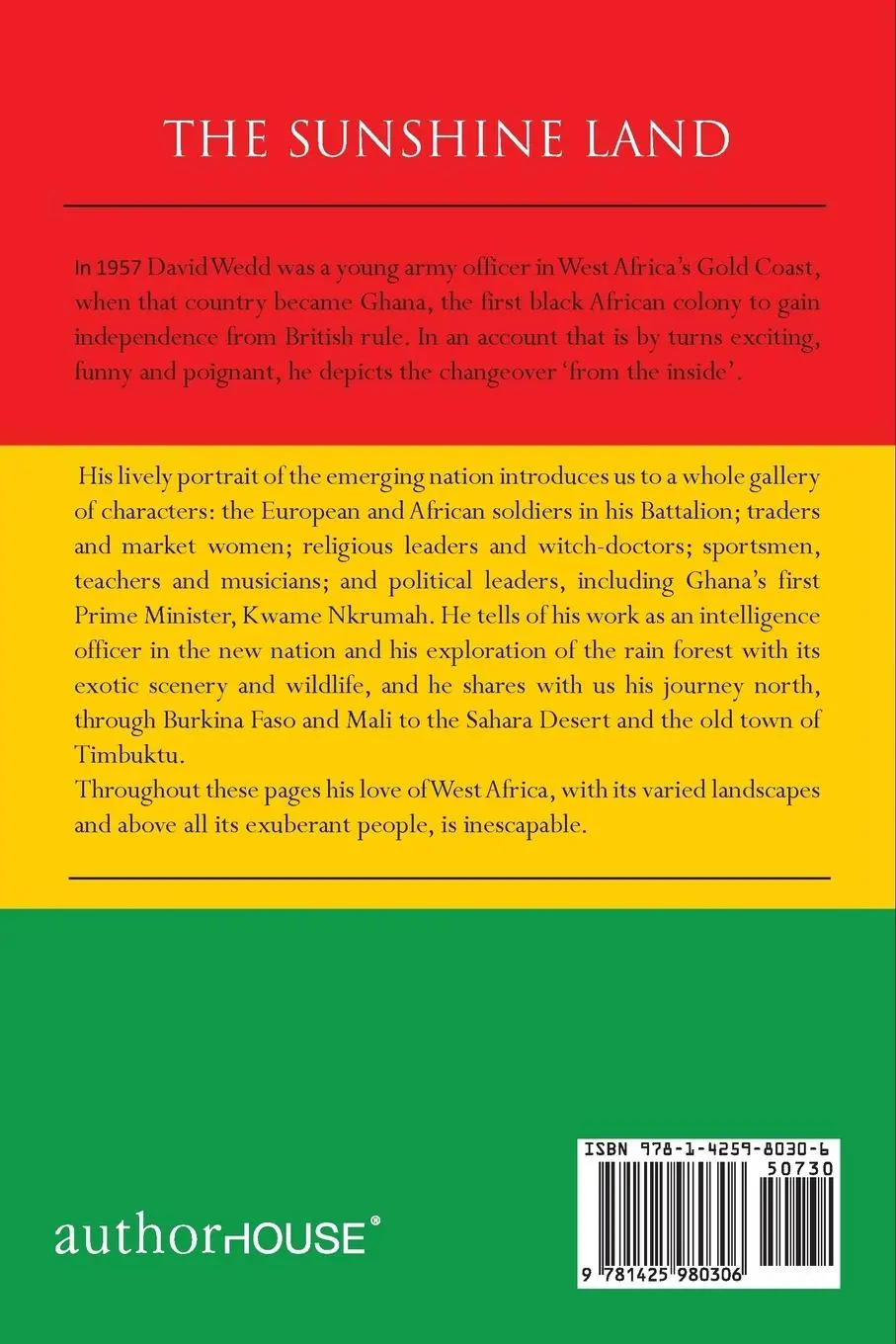 Rückseite: 9781425980306 | The Sunshine Land | Ghana at Fifty: Memories of Independence, 1957