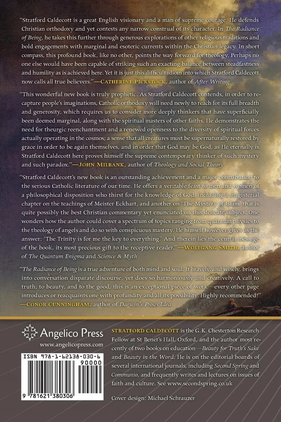 Rückseite: 9781621380306 | The Radiance of Being | Dimensions of Cosmic Christianity | Caldecott
