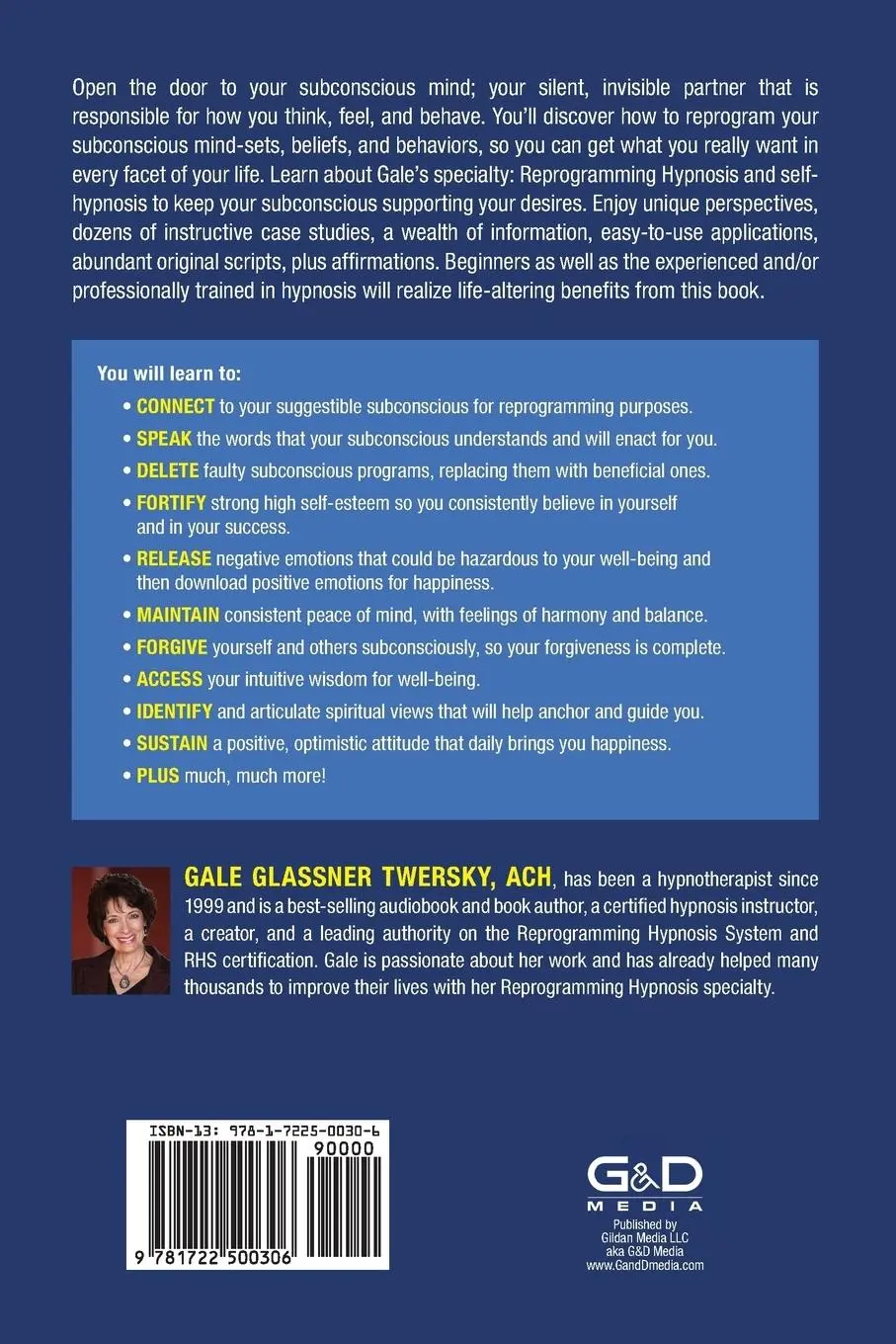 Rückseite: 9781722500306 | Reprogram Your Subconscious | A. C. H. Gale Glassner Twersky | Buch