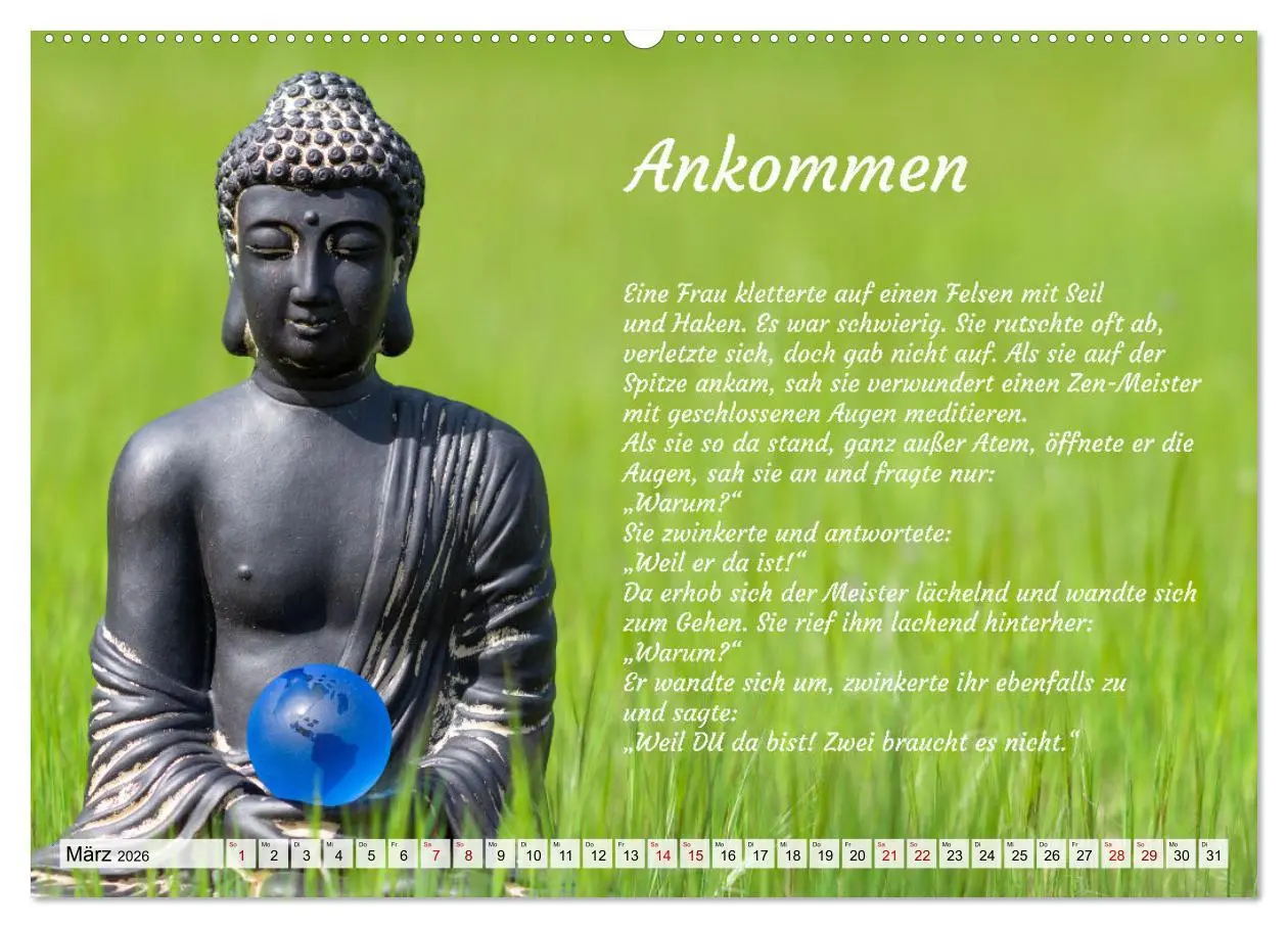 Bild: 9783457530306 | Und der Zen-Meister sprach (hochwertiger Premium Wandkalender 2026...