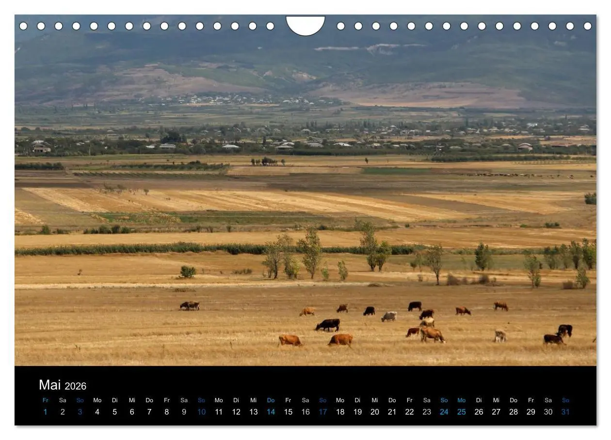 Bild: 9783457910306 | Georgien (Wandkalender 2026 DIN A4 quer), CALVENDO Monatskalender