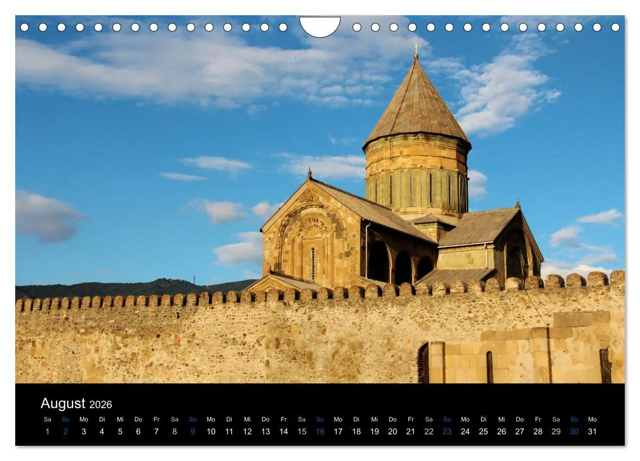 Bild: 9783457910306 | Georgien (Wandkalender 2026 DIN A4 quer), CALVENDO Monatskalender