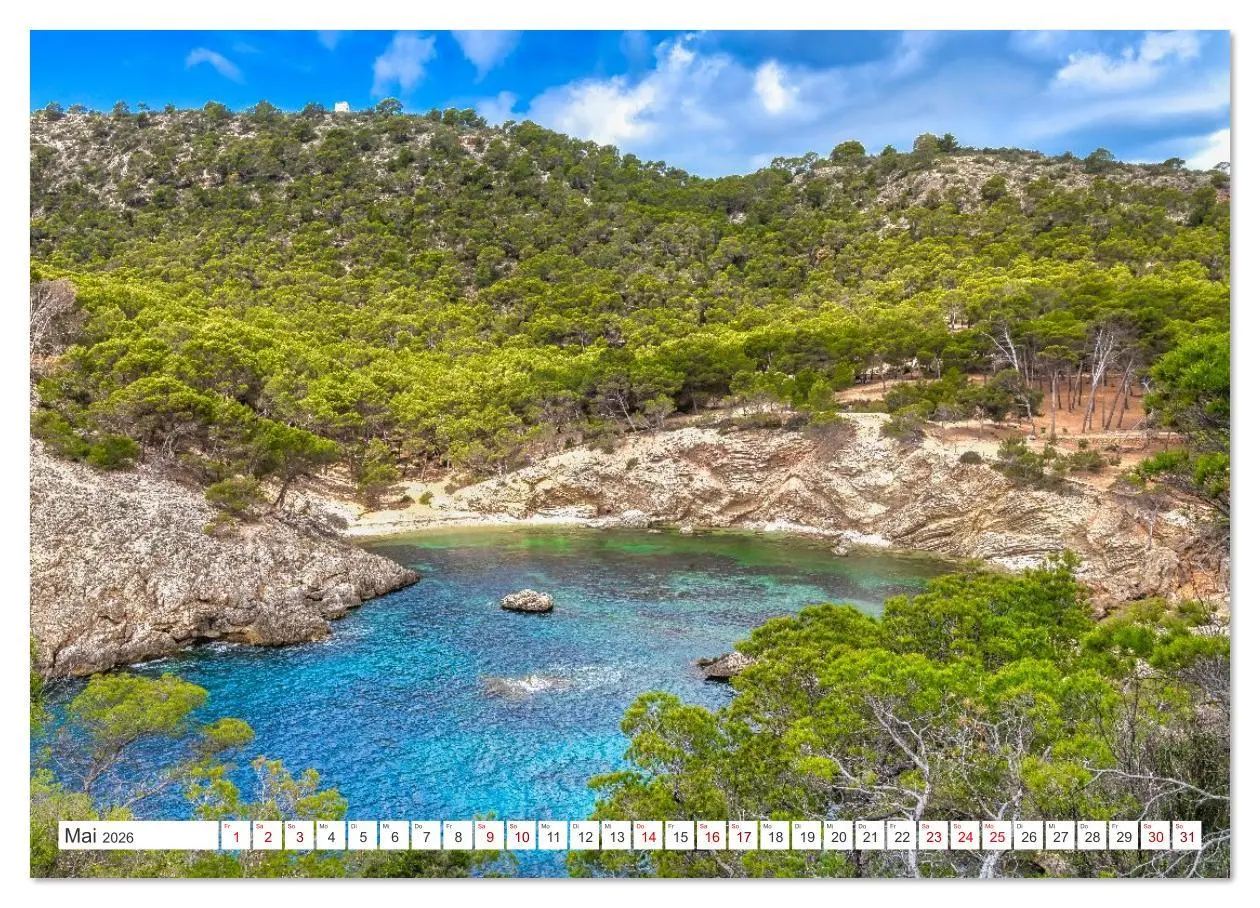 Bild: 9783516620306 | Mallorca - Traumhafte Buchten (Wandkalender 2026 DIN A2 quer),...