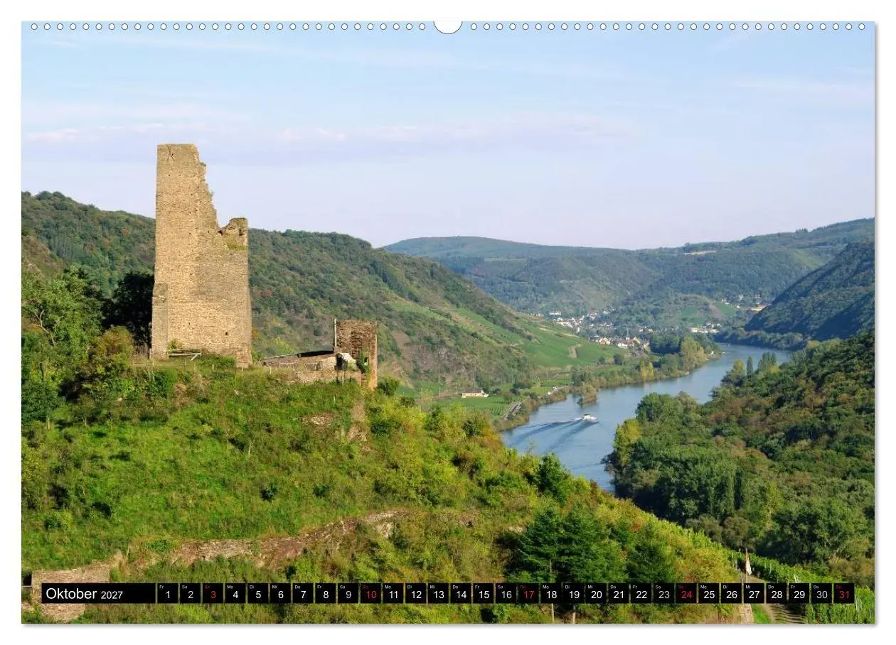 Bild: 9783594150306 | Entlang der Mosel (Wandkalender 2027 DIN A2 quer), CALVENDO...
