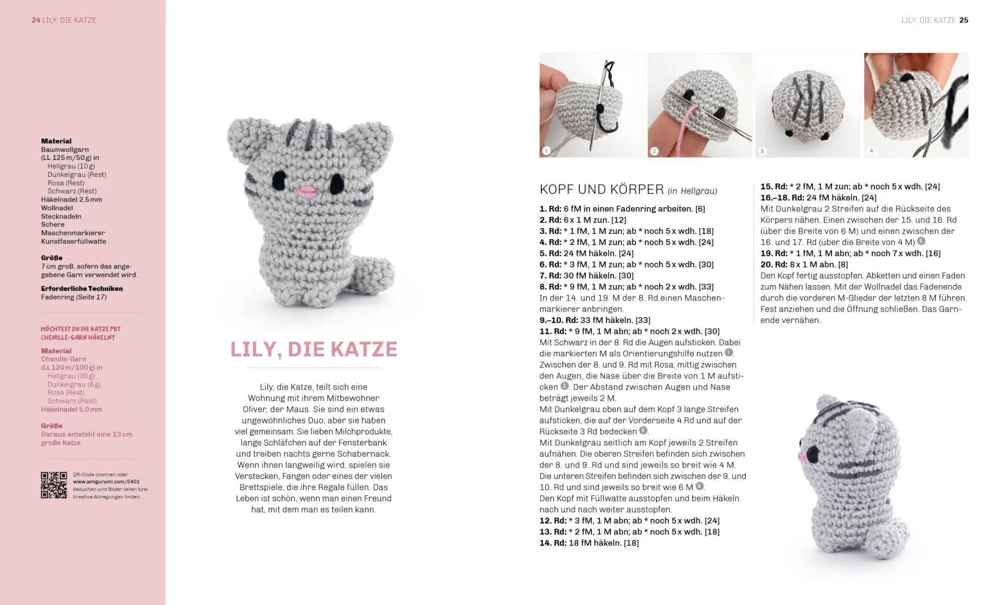 Bild: 9783745930306 | Die Mini-Amigurumi-Häkelschule | Mariska Vos-Bolman | Taschenbuch