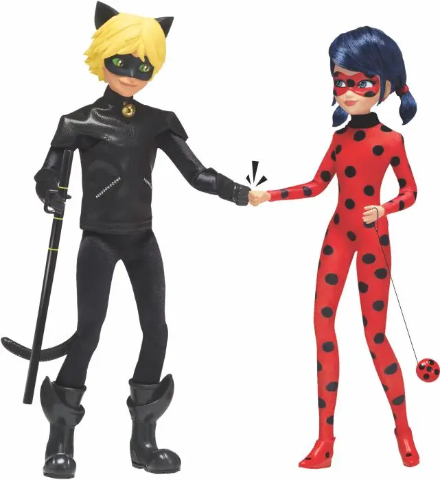 Cover: 3701405800406 | Bandai - Miraculous Ladybug und Cat Noir,ca. 26cm | Miraculous
